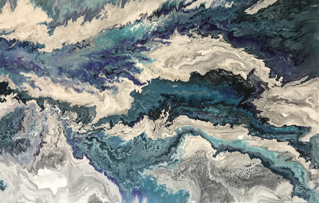 Renee Martine Art, Acrylic Pour Art