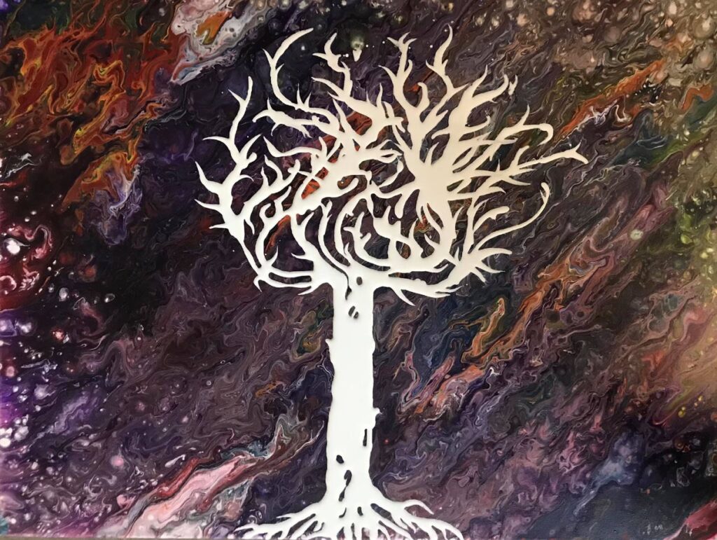 Renee Martine Art, Acrylic Pour Art