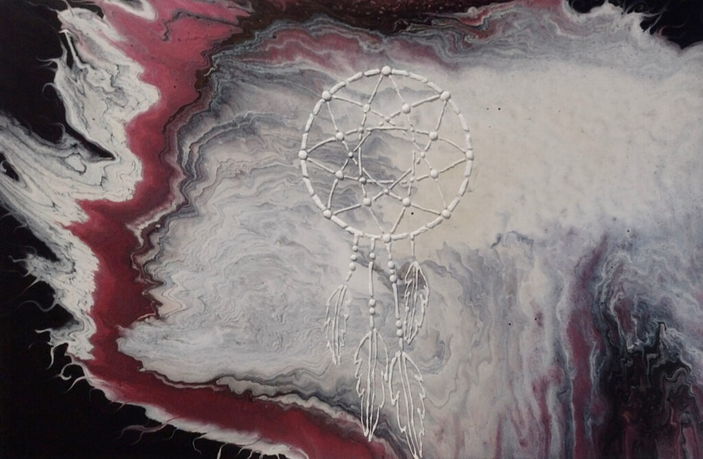 Acrylic Pour Art, Glue Art