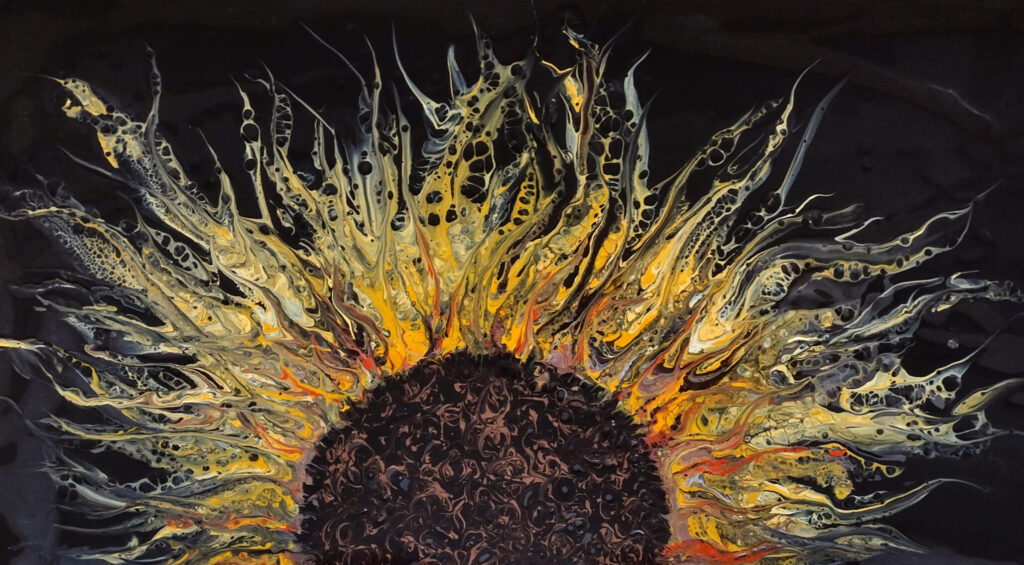 Renee Martine Art, Acrylic Pour Art