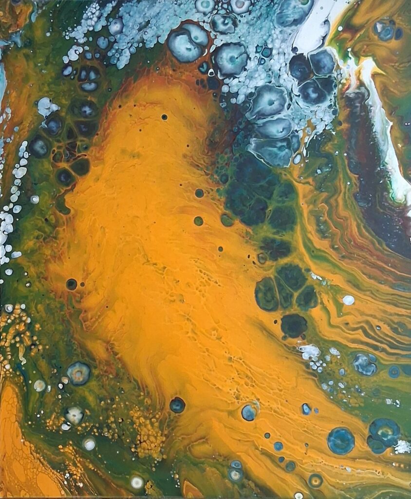 Renee Martine Art, Acrylic Pour Art
