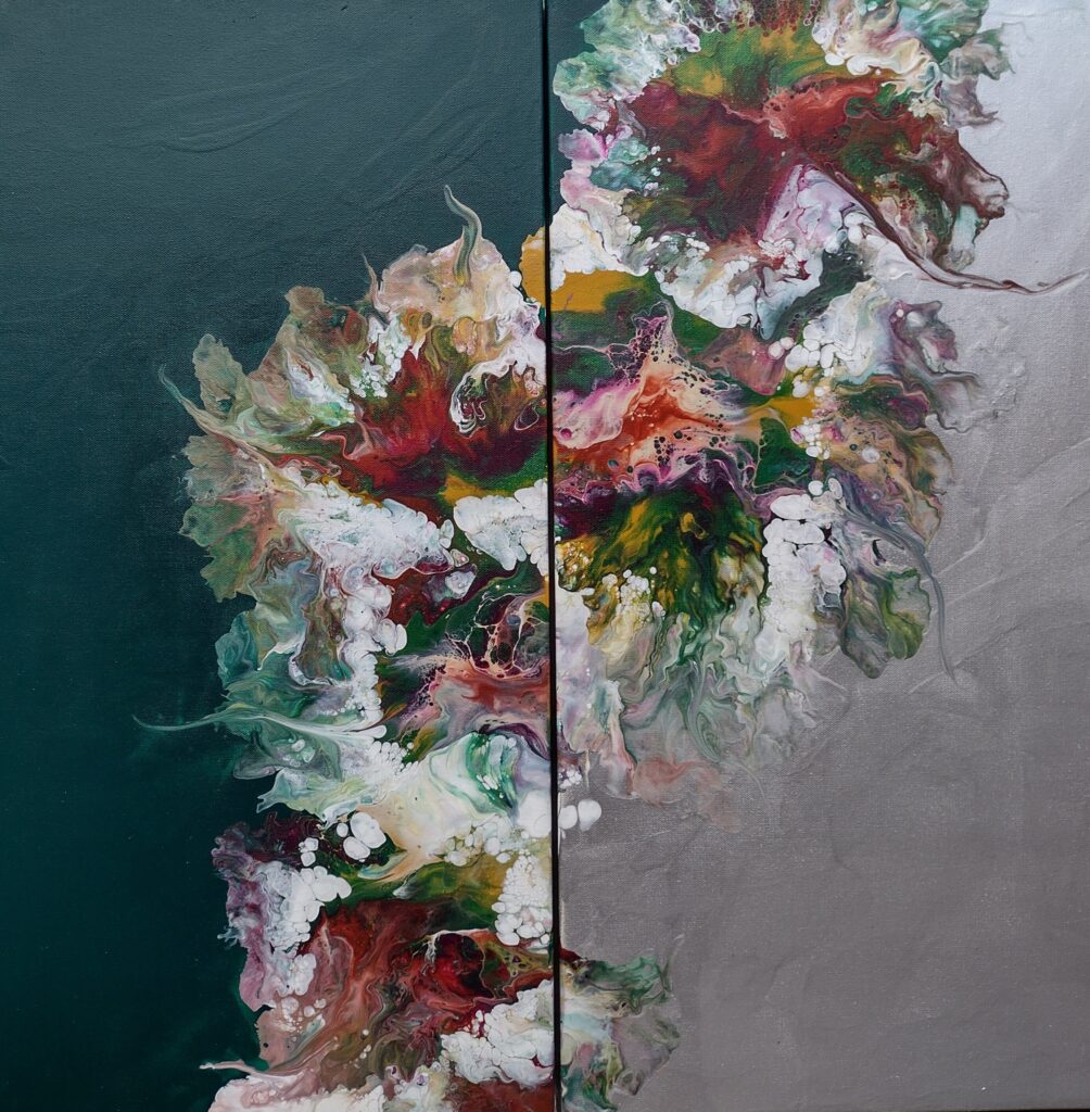 Renee Martine Art, Acrylic Pour Art